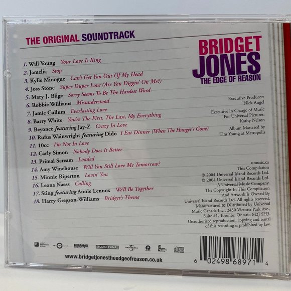 Notting Hill and Bridget Jones : The Edge of Reason Soundtrack: Various Artist - Picture 6 of 7